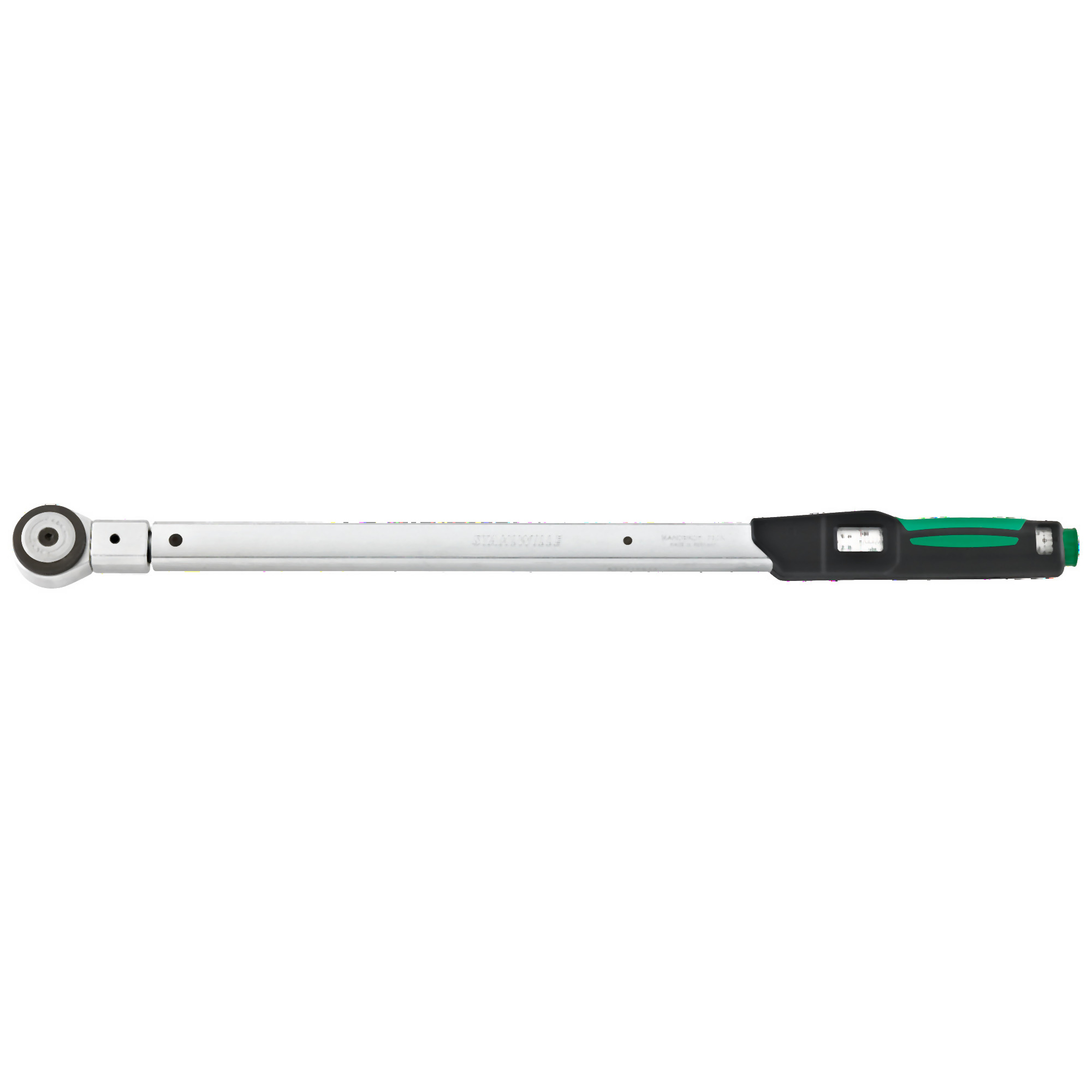 Stahlwille Manoskop Torque Wrench — 60-300 ft.-lb., 657mm Length, 3/4in. Drive, Dual Scale, QuickRelease Safety Lock, Model# 730NR